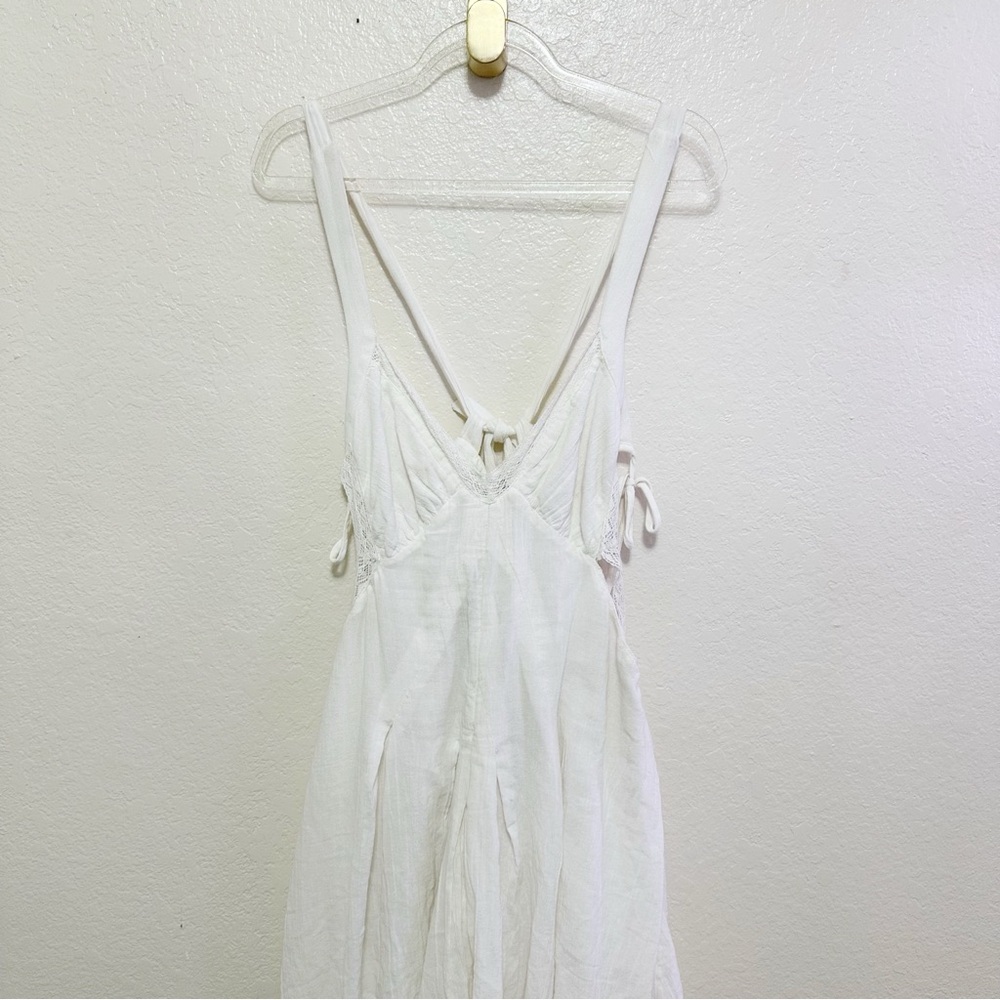 New free people Vivi Lace Trim Minidress size L - Picture 8 of 14
